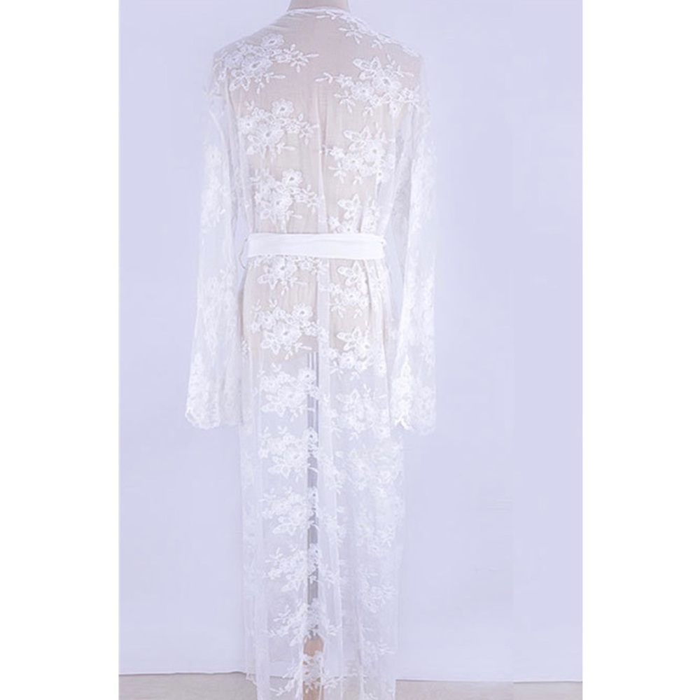 LAST ONE~SALE! NO OFFERS-Chiffon and Lace cover up - Picture 7 of 7